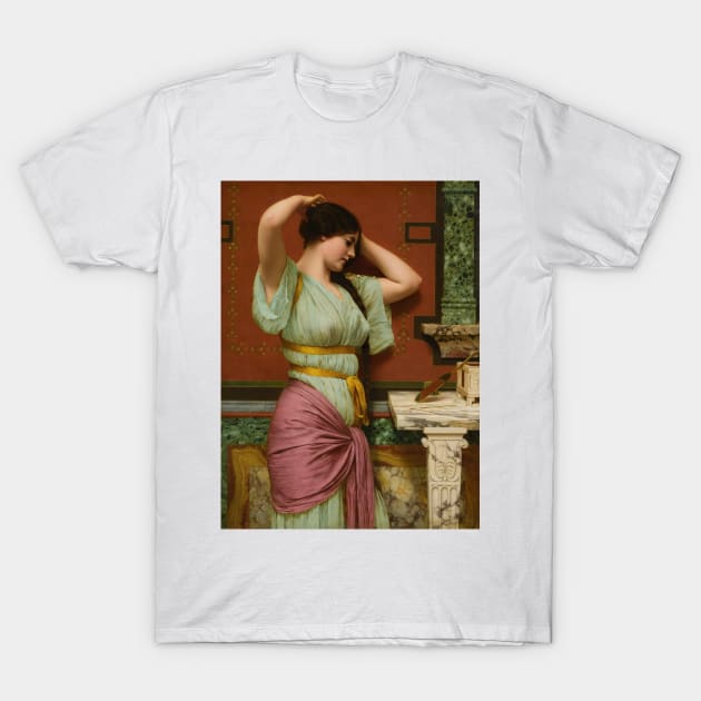 Julia by John William Godward T-Shirt by Classic Art Stall